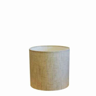 Imagem de Cúpula Abajur Cilíndrica Cp-8005 Ø18x18cm Rustico Bege
