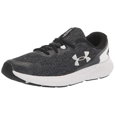 Imagem de Under Armour Tênis de corrida feminino Charged Rogue 3 Knit, (001) preto/branco/iridescente, 35