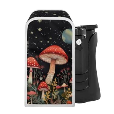 Imagem de Hudotybom Capa de abridor de latas, abridor de lata de cogumelo, proteção contra poeira e manchas, capa de aplicação pequena para cozinha, serve na maioria dos abridores de latas automáticos elétricos