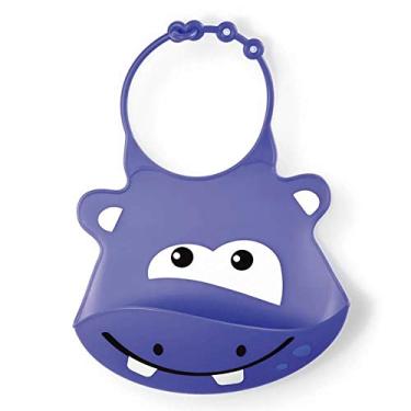 Imagem de Multikids Baby Babador De Silicone Silybib Hipopótamo Roxo