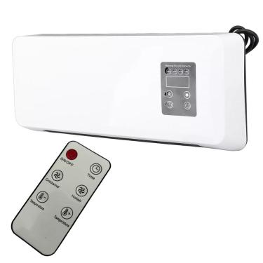 Imagem de Aquecedor Refrigerador De Ar Parede Ventilador Varal Secador Roupa Controle Ajuste Temperatura Frio Quente