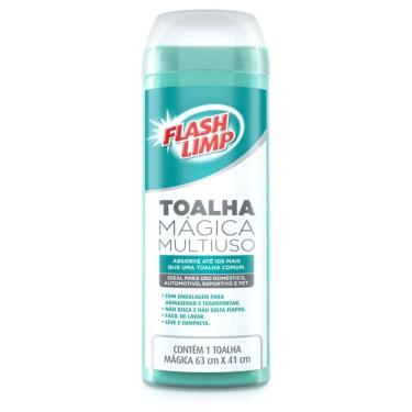 Imagem de Toalha Mágica Multiuso Flashlimp