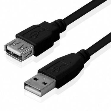 Imagem de Cabo Extensor USB Macho x Fêmea 1,5 Metros - Casafix
