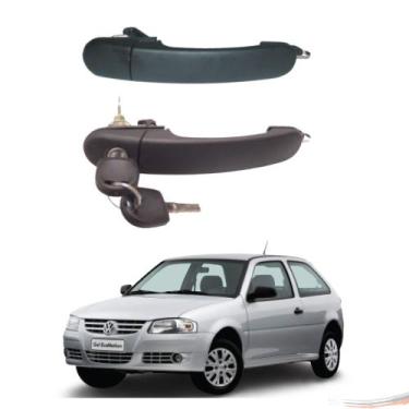 Imagem de Par Maçanetas Externa Snake Key Gol Parati 99 A 14 2 Portas - Universa