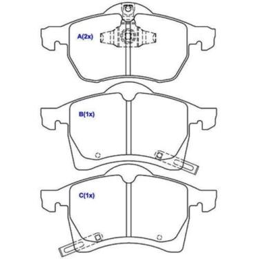 Imagem de Pastilha Freio Dianteiro Meriva 2010 a 2012 Syl 2105