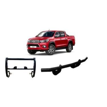 Imagem de Quebra Mato Hilux Dianteiro E Traseiro C/base Guincho - HOZZ