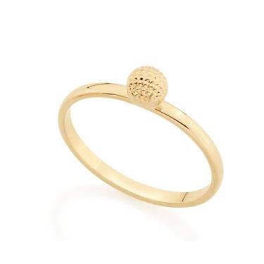Imagem de Anel de noivado solitário banhado ouro 3x 24k 18k e 22k feminino romma