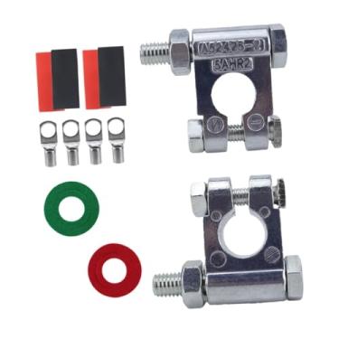 Imagem de AsrMyjcx 2x Conector de Terminal de Bateria Genérico Top Post com Terminais Substitui As Extremidades Do Terminal de Bateria para Caminhões Marítimos, Automóve