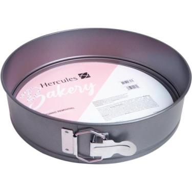 Imagem de Forma de bolo com fundo removivel Bakery 25X7 Hercules UC125-07 cor Ch