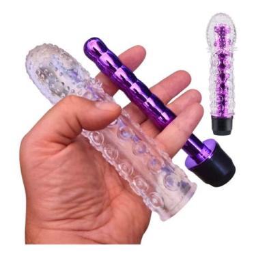 Imagem de Vibrador Pessoal Com Capa Peniana Texturizada - Vbrante