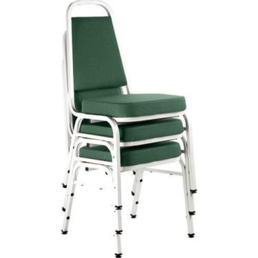Imagem de Kit com 3 Cadeiras Empilháveis Linha Hotel Plus Verde - Design Office 