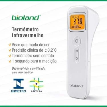 Imagem de Termômetro Digital Infravermelho A Laser Anvisa E Inmetro - Bioland