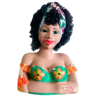 Imagem de Boneca Namoradeira Morena Grande Com Faixa No Cabelo Verde - Retrofenn