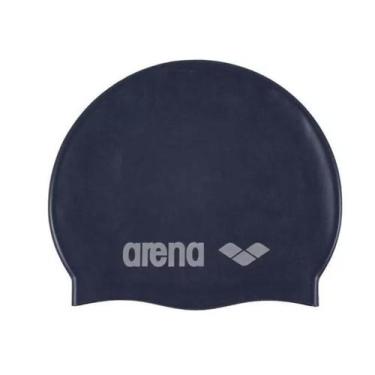 Imagem de Touca Para Natação Classic Silicone Arena, Azul escuro