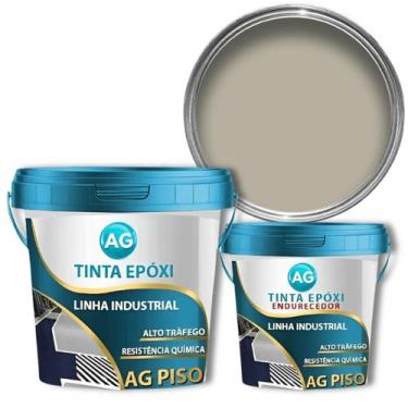 Imagem de Tinta Epoxi Industrial Seixo Cinza AG - RAL7032 - Resinas ag, 6KG