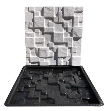 Imagem de Forma 3D Gesso e Cimento ABS - Mosaico - XMOLDES