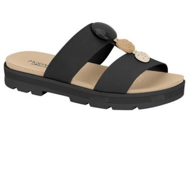 Imagem de Sandalia tamanco modare ultraconforto 7132.138, Preto, Preto, 36