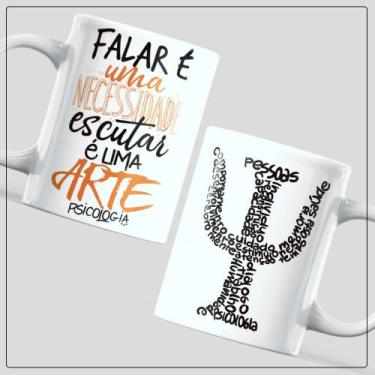 Imagem de Caneca de Porcelana personalizada 325ml Psicologia - RSB