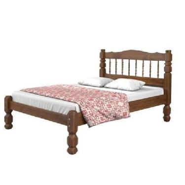 Imagem de Cama casal madeira Torneada + 1 colchão casal d20 dream Gazin mod02 - 