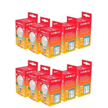 Imagem de Kit 10 Lampada LED Alta potencia 15 Watts Bivolt 6500k Branco Frio OUR