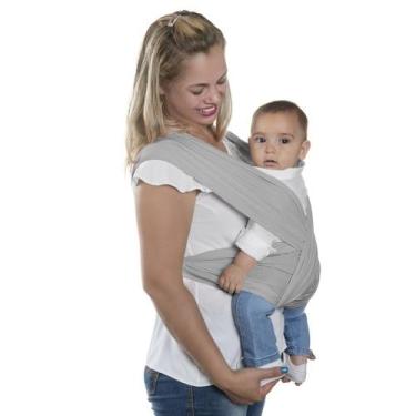 Imagem de Suporte de Colo para Bebe Cinza Baby Swing - Tuca Casa