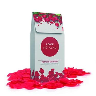 Imagem de Love Pétalas Rosa Vermelha Perfumada - Contém 100 Pétalas - A Sós