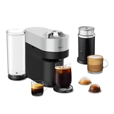 Imagem de Nespresso Vertuo Pop+ Deluxe da De'Longhi com Aeroccino, prata