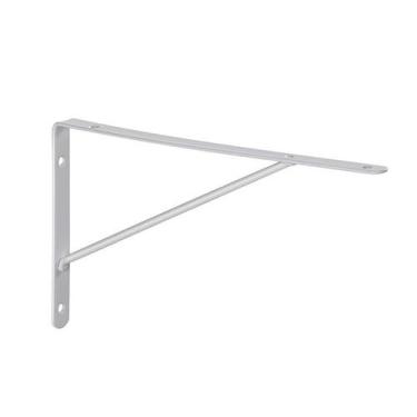 Imagem de 12 Suporte Mão Francesa Madeira 20 cm Branca - Multivisão