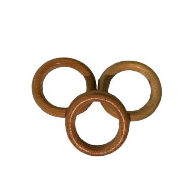 Imagem de Kit 10 Argolas 19mm - Várias Cores para Cortina de Ilhós - DECOR LIDER