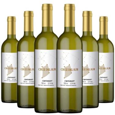 Imagem de Kit Caixa Fechada 6 Vinhos Brancos Cruz del Sur Chardonnay - Kit Divvi