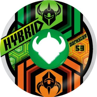Imagem de Darkstar Rodas híbridas, laranja, 53 mm