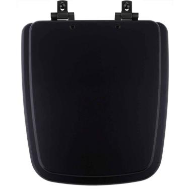 Imagem de Assento Sanitário MDF Soft Close Boss Matte Black (Preto Fosco) para Vaso Incepa com Ferragem Preta