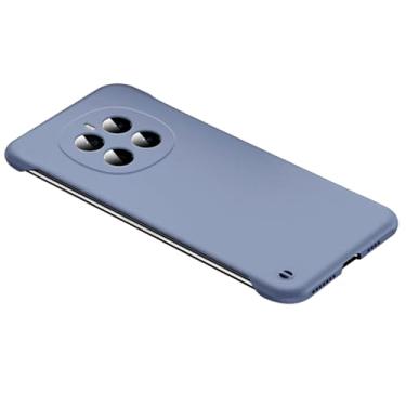 Imagem de HAO RIYLN Capa para Honor Magic 7 Pro/7, ultrafina, rígida, sem bordas, policarbonato à prova de choque, proteção total da lente, antiarranhões, cinza, 7Pro