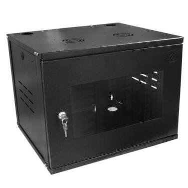 Imagem de Mini Rack 8Ux470mm de Parede Para Servidor Data Center Padrão 19'' Arm