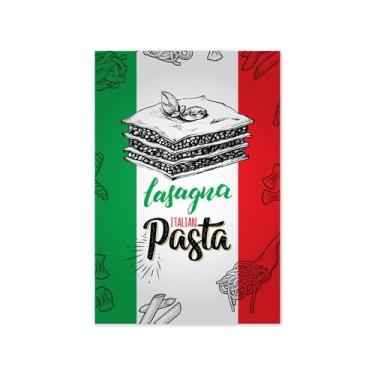 Imagem de Placa Decorativa MDF Lasanha Italiana 30x40cm - Quartinhos