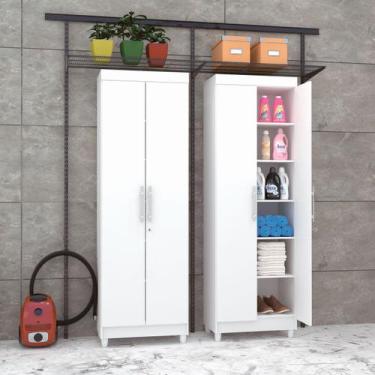Imagem de Armário Multiuso Sapateira 2 Portas Branco Vila Rica