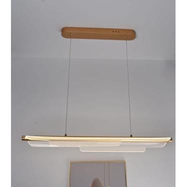 Imagem de Lustre Pendente Premium De Led 3 Em 1 Elegante E Moderno - LM, Dourado
