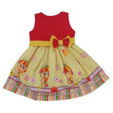 Imagem de Vestido Emília Sitio do Pica Pau Amarelo Festa Infantil - Atelie Iza R