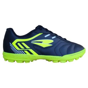 Imagem de Chuteira Society Dray Adulto Micro Travas Fixas, 37, Preto, Verde