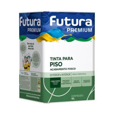 Imagem de Tinta Piso Base Água Futura Premium 18l Cores Sem Cheiro - Futura Tint