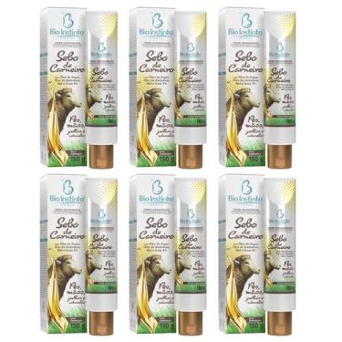 Imagem de Kit 6 Creme Sebo Carneiro Óleo De Argan 150G - Bio Instinto