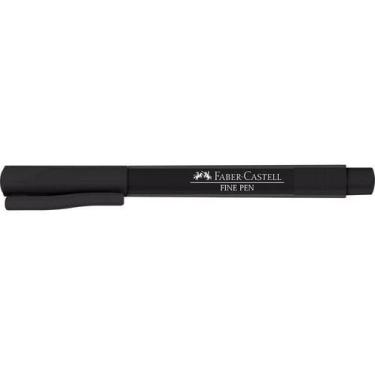Imagem de Caneta Ponta Porosa Fine Pen 0.4mm- Faber-Castell/ WX Gift, Preto