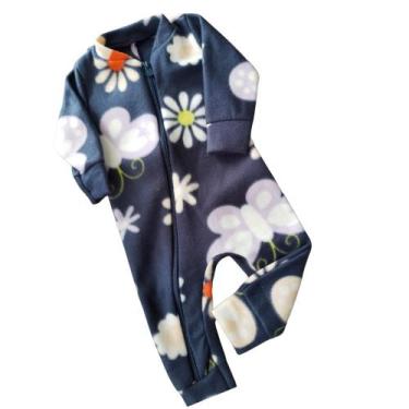 Imagem de Macacão Bebê Soft Borboleta Azul - LANDA BABY, P