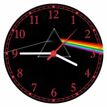 Imagem de Relógio De Parede Banda Pink Floyd The Dark Side Of The Moon Tamanho 4