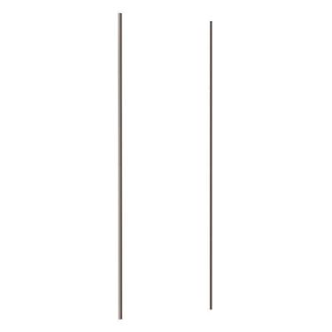 Imagem de Porta De Correr 80cm Champagne Sem Kit Ferragem Branco Mat - LUCIANE