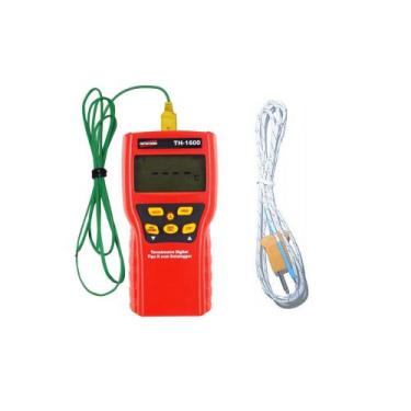 Imagem de Kit Termômetro Digital Sensor Tipo K Superfícies Datalogger Manual Máx