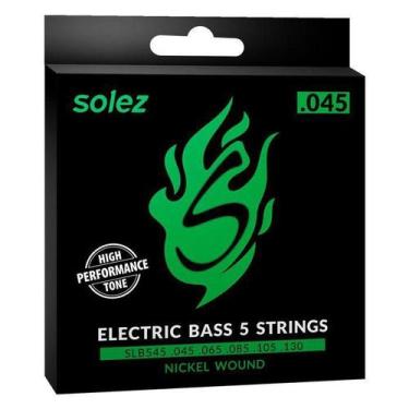 Imagem de Encordoamento Solez Contra Baixo 5 Cordas Slb545 0.045 Nps
