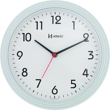 Imagem de Relógio De Parede Herweg 6633 28cm Branco