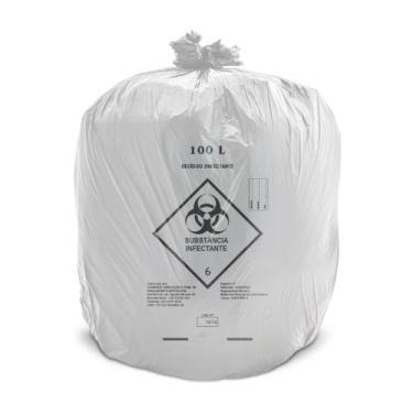 Imagem de Saco Lixo Hospitalar Infectante 100lts Fd C/100un  75x105cm - Donapack