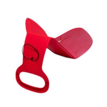 Imagem de YIJU Trenó de neve, trenó de tobogã, trenó de areia deslizante portátil para presente, trenó de areia ao ar livre, trenó de neve para meninos, meninas, Vermelho